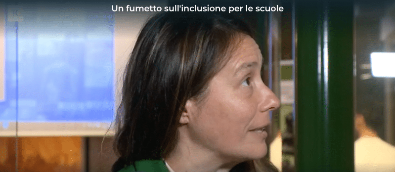 la Ministra Alessandra Locatelli Fumetto Sull'Inclusione